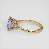 3.02 Ct. Purple Sapphire Ring, 14K Yellow Gold 4