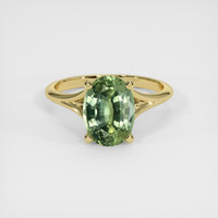 3.03 Ct. Sapphire Ring, 14K Yellow Gold 1
