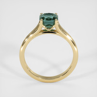 1.75 Ct. Bluish Green Sapphire Ring, 14K Yellow Gold 3