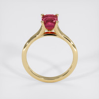 1.39 Ct. Reddish Pink Sapphire Ring, 14K Yellow Gold 3