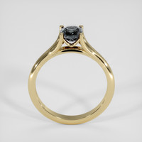 1.06 Ct. Greenish Brown Sapphire Ring, 14K Yellow Gold 3