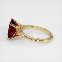 4.01 Ct. Ruby Ring, 14K Yellow Gold 4