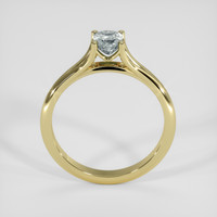 0.62 Ct. Greyish Blue Sapphire Ring, 14K Yellow Gold 3