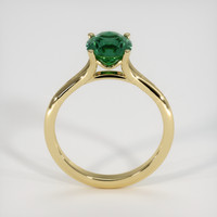 2.22 Ct. Green Sapphire Ring, 14K Yellow Gold 3