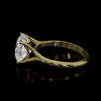3.99 Ct. Sapphire Ring, 14K Yellow Gold 4