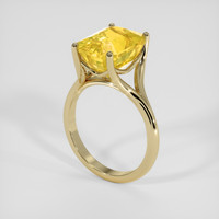 8.04 Ct. Yellow Sapphire Ring, 14K Yellow Gold 2