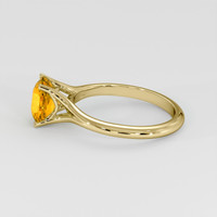 1.66 Ct. Yellow Sapphire Ring, 14K Yellow Gold 4