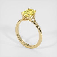 2.10 Ct. Sapphire Ring, 14K Yellow Gold 2