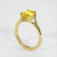 1.99 Ct. Yellow Sapphire Ring, 14K Yellow Gold 2