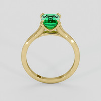 1.46 Ct. Emerald Ring, 18K Yellow Gold 3