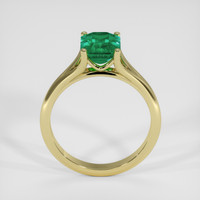 1.18 Ct. Emerald Ring, 18K Yellow Gold 3