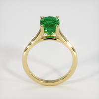 2.28 Ct. Emerald Ring, 18K Yellow Gold 3