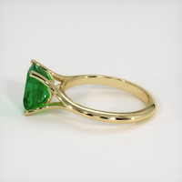 2.28 Ct. Emerald Ring, 18K Yellow Gold 4