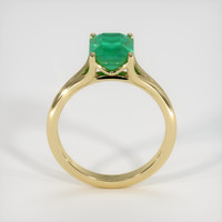 2.15 Ct. Emerald Ring, 18K Yellow Gold 3