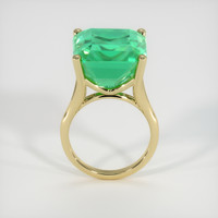 14.98 Ct. Emerald Ring, 18K Yellow Gold 3