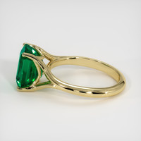 3.34 Ct. Emerald Ring, 18K Yellow Gold 4