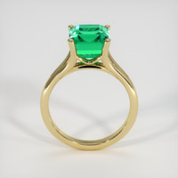 2.49 Ct. Emerald Ring, 18K Yellow Gold 3