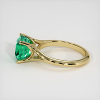 2.49 Ct. Emerald Ring, 18K Yellow Gold 4