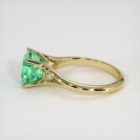 2.58 Ct. Emerald Ring, 18K Yellow Gold 4