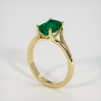 2.29 Ct. Emerald Ring, 18K Yellow Gold 2