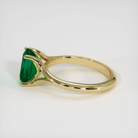 2.29 Ct. Emerald Ring, 18K Yellow Gold 4