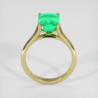 2.92 Ct. Emerald Ring, 18K Yellow Gold 3