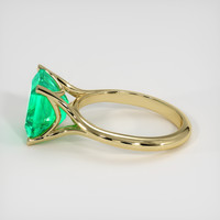 3.78 Ct. Emerald Ring, 18K Yellow Gold 4