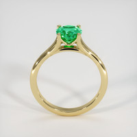 1.02 Ct. Emerald Ring, 18K Yellow Gold 3