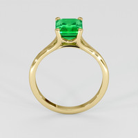 1.77 Ct. Emerald Ring, 18K Yellow Gold 3