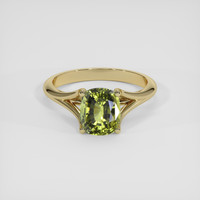 2.04 Ct. Alexandrite Ring, 18K Yellow Gold 1