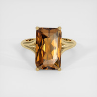 10.86 Ct. Gemstone Ring, 18K Yellow Gold 1