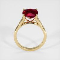 4.04 Ct. Ruby Ring, 18K Yellow Gold 3