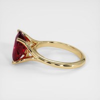 4.04 Ct. Ruby Ring, 18K Yellow Gold 4