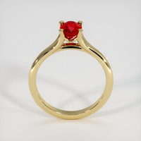 1.03 Ct. Ruby Ring, 18K Yellow Gold 3