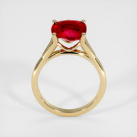 3.62 Ct. Ruby Ring, 18K Yellow Gold 3