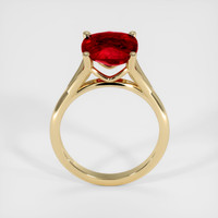 4.03 Ct. Ruby Ring, 18K Yellow Gold 3