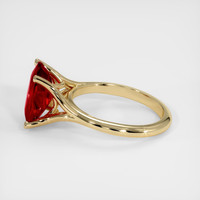 4.03 Ct. Ruby Ring, 18K Yellow Gold 4