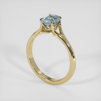 1.38 Ct. Bi Color Sapphire Ring, 18K Yellow Gold 2