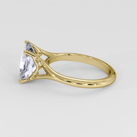 3.56 Ct. Blue Sapphire Ring, 18K Yellow Gold 4