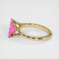1.90 Ct. Pink Sapphire Ring, 18K Yellow Gold 4