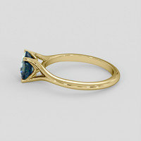 1.49 Ct. Bi Color / Parti Sapphire Ring, 18K Yellow Gold 4