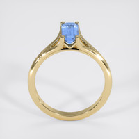1.08 Ct. Blue Sapphire Ring, 18K Yellow Gold 3