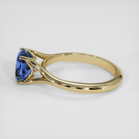 2.02 Ct. Blue Sapphire Ring, 18K Yellow Gold 4