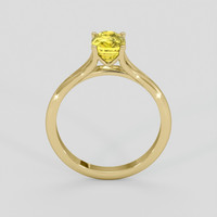 1.39 Ct. Yellow Sapphire Ring, 18K Yellow Gold 3