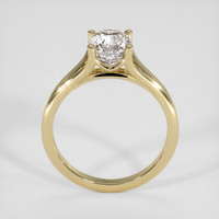 2.10 Ct. White Sapphire Ring, 18K Yellow Gold 3