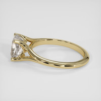 2.10 Ct. White Sapphire Ring, 18K Yellow Gold 4