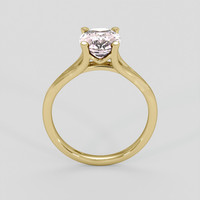 2.25 Ct. Pink Sapphire Ring, 18K Yellow Gold 3