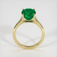 3.54 Ct. Emerald Ring, 18K Yellow Gold 3