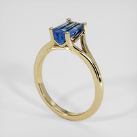 1.52 Ct. Bi Color Sapphire Ring, 18K Yellow Gold 2