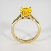 4.04 Ct. Yellow Sapphire Ring, 18K Yellow Gold 3